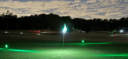 parcours de golf nocturne